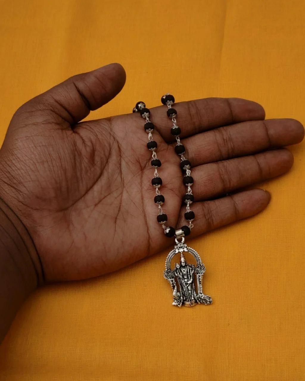 Karungali Mala With Murgan Locket